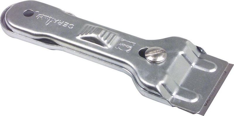 Scanpart - Kookplaat Schraper - RVS - Vervangbaar Mesje - Krasvrij