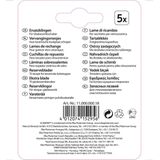 Scanpart - Vervangingsmesjes - 5 Stuks - Voor RVS Glazen Kookplaat Schraper