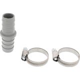 Scanpart - Afvoerslang Verbindingsset - Kunststof - 2 Slangklemmen 20 en 32 mm