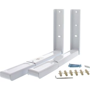 Scan Part JT2080 White Mikrowellenh Holder Includes Mounting Materials, Adjustable in the Depth of 305 450 mm