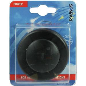 Scanpart voetschakelaar voor lampsnoer - Zwart - Vloerschakelaar - Snoerschakelaar