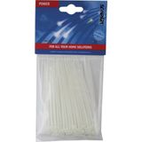 Scanpart tie wraps 100 mm - Kabelbinders - Wit - 100 stuks