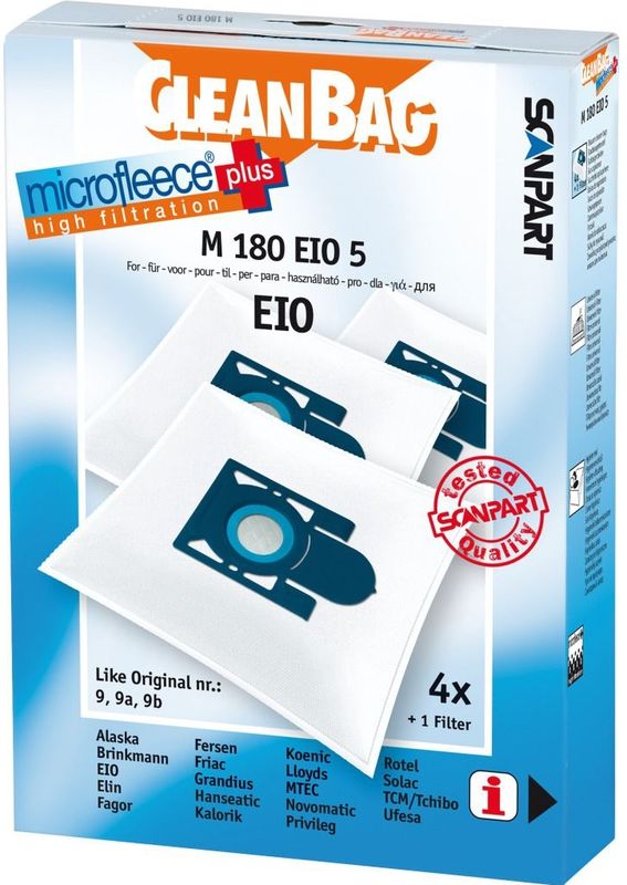 Scanpart M180eio5 Microfleese Stofzak Ecoline Tcs1400 Micro En