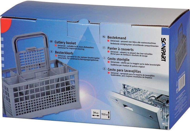 Scanpart Bestekmand - Vaatwassers Accessoire Grijs