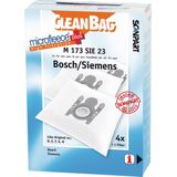 CleanBag Stofzuigerzakken 4 Stuks - Geschikt Voor Bosch Siemens - D E F G H - Inclusief 1 Filter