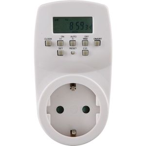 Scanpart tijdschakelaar voor stopcontact - Digitaal weekprogramma - Tijdklok - Schakelklok - Met LCD display