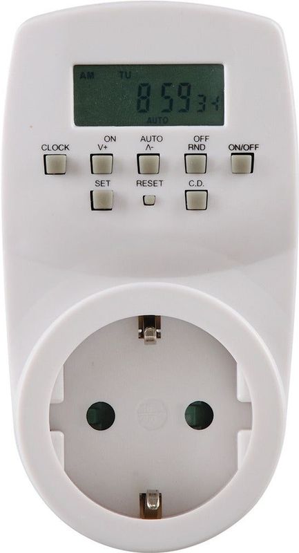 Scanpart tijdschakelaar voor stopcontact - Digitaal weekprogramma - Tijdklok - Schakelklok - Met LCD display