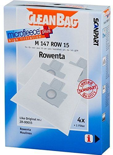 CleanBag - Stofzuigerzakken - 4 Stuks - Geschikt voor Moulinex Rowenta