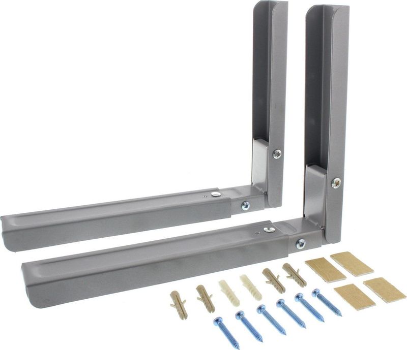 Scanpart - Wand Bevestigingsbeugels - Magnetron Accessoire - Zilver