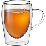 Scanpart dubbelwandige theeglazen 300 ml - Thee - theeglas dubbelwandig - 2 stuks