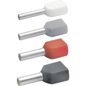 Klauke 87110 - Dubbele Adereindhulzen - Rood - 1 mm² - 1000 stuk(s)