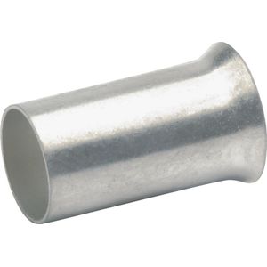 Klauke 7610 Adereindhulzen 10 mm² Ongeïsoleerd Zilver 100 stuk(s)