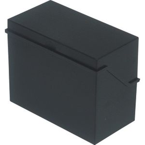 Karteibox A5 quer f&#252;r ca. 500 Karten schwarz