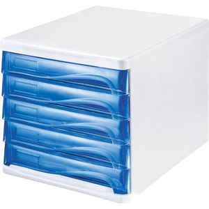ROTHO Briefablage Timeless Schubladenbox Bürobox mit 5 Schüben