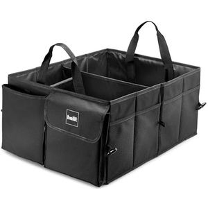 helit H6140095 Kofferbakorganizer, opvouwbaar, antislip, met klittenband, zwart