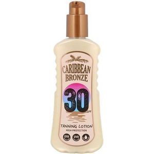 Caribbean Bronze tanning lotion SPF 30 - Beige / Bruin - Tanning lotion - 200 ml - Zonnebrand - Tan - Zonnen - Zomer - Lotion