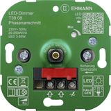 Ehmann 3900x0800 Dimmer (inbouw) Geschikt voor lampen: LED-lamp, Spaarlamp, Halogeenlamp, Gloeilamp