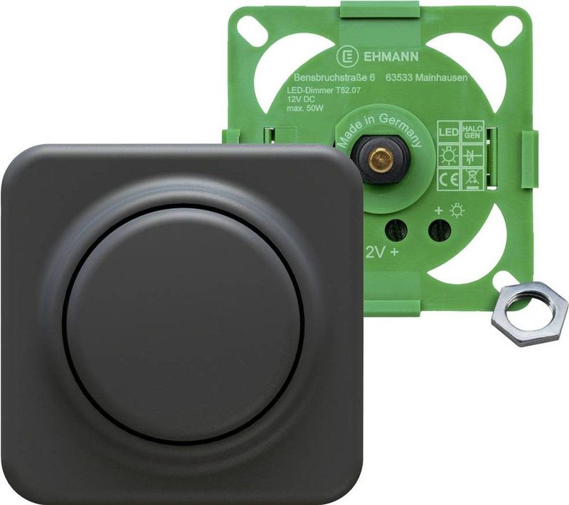 Ehmann 5230x0700 Draaidimmer Zwart