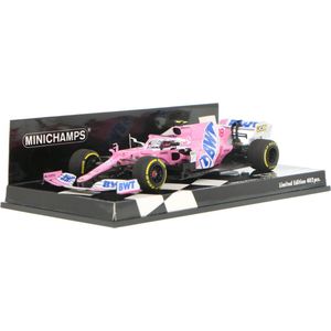 Minichamps - 417200818 miniatuurauto, roze/blauw/wit