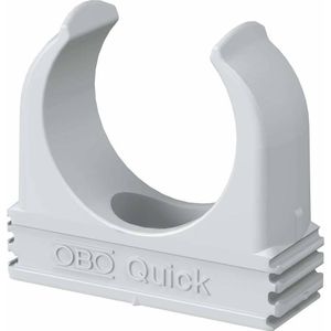 OBO Bettermann 2149010 Quick-slangklem, lichtgrijs, M20, nominale grootte, 100 stuks