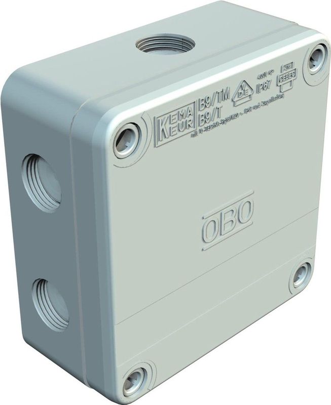 OBO Bettermann B 9 T 5 - Aftakkast - Grijs - 50 x 110 x 110 mm - IP67