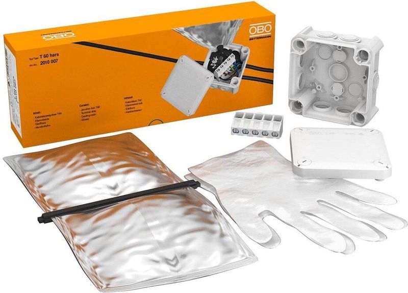 OBO Gietmof / Grondmof - Kabeldoos T60 met Giethars