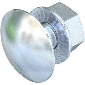 Obo - FRSB KM - Hamerkopbout - Staal - Lengte 12mm - Draadmaat M6 - Elektrolytisch Verzinkt