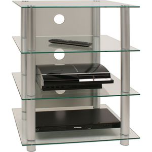 VCM Hifi meubelrek kast phono plank aluminium glas phono media plank Blados Hifi meubelrek kast phono plank aluminium glas phono media plank Blados