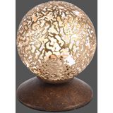 Paul Neuhaus Kreta - Art Deco Tafellamp - 1 Lichts - H 130 Mm - Roestbruin - Woonkamer - Slaapkamer