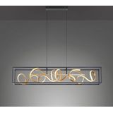 Paul Neuhaus LED-Pendelleuchte  schwarz/goldfarben  ¦ schwarz ¦ Maße (cm): B: 110 H: 120 T: 20.0 Lampen & Leuchten > Innenleuchten > Pendelleuchten - Möbel Kraft