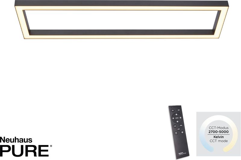 Paul Neuhaus - Pure Lines - Plafondlamp - Antraciet - CCT-kleurtemperatuurregeling