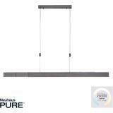 Paul Neuhaus - Hanglamp e-Slide L 120-200 cm donker grijs