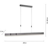 Neuhaus PURE Hanglamp e Slide L donker grijs