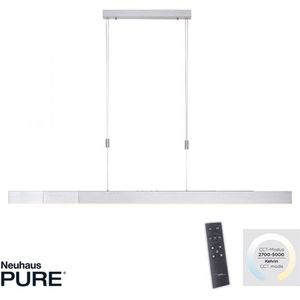 Paul Neuhaus - Hanglamp e-Slide L 120-200 cm mat chroom