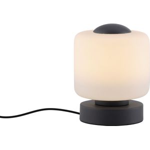 Tafellamp donkergrijs incl. LED 3-staps dimbaar met touch - Mirko