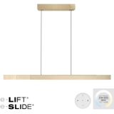 Paul Neuhaus - Hanglamp e-Lift + e-Slide L 120-200 cm mat goud