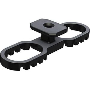 KARLE & RUBNER 7119 K&R Terraflex N6 met schroef A4 5x50mm voor houten onderbouw Inhoud: 120 stuks, zwart