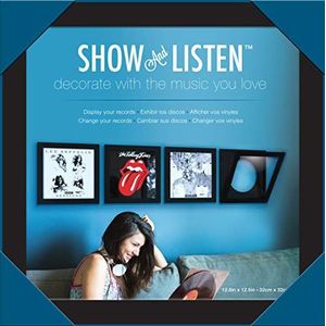 Show & Listen LP / Vinyl wissellijst - frame 1st (Zwart)