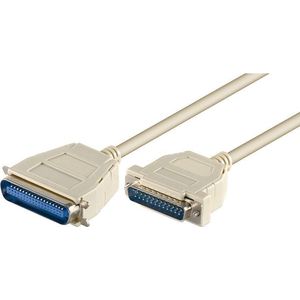 Parallelle printerkabel 25-pins SUB-D - 36-pins Centronics - 10 meter