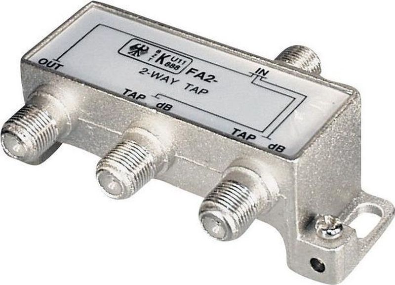 Multitap - 2 Uitgangen - 18 dB - 5-1000 MHz