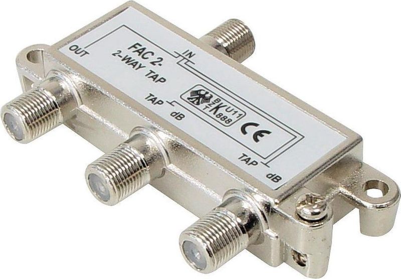 Multitap - 2 Uitgangen - 16 dB - 5-1200 MHz