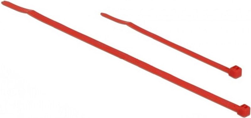 Kabelbinders - Rood - 100 x 2,5mm en 200 x 3,5mm - 50 Stuks