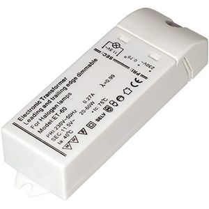 Elektronische halogeen transformator 12 Volt, 20-60 Watt