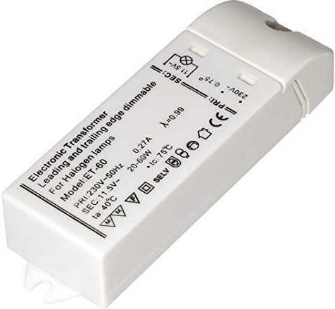 Transformator - Compact - 12 Volt - 20 tot 60 Watt