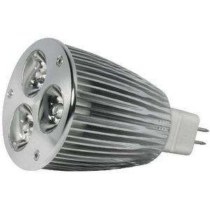 Transmedia LED-spot, kunststof/metaal, GU5.3, warmwit, 1 stuks
