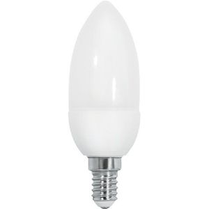 Transmedia LED-lamp mat 230 V/2,5 W, 160 lm, E14, 180 °, CRI/RA: 80, niet dimbaar, 5 SMD-LED 3528, ø 38 x 107 mm, warm wit, (3000 K) LE11-1WL