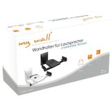 My Wall luidspreker muurbeugel set voor luidsprekers - klembevestiging - tot 25 kg / zwart