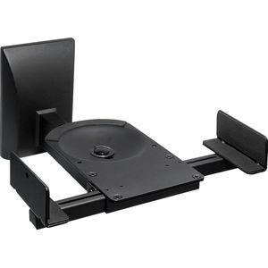 My Wall luidspreker muurbeugel set voor luidsprekers - klembevestiging - tot 25 kg / zwart