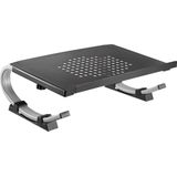Verstelbare Laptopstandaard - Tot 32 inch - Zwart/Zilver