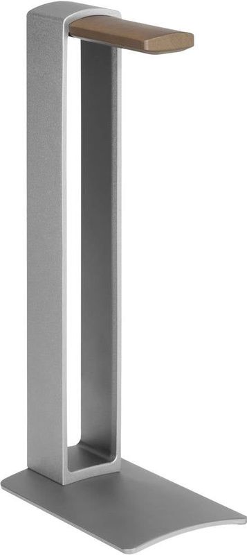 myWall HK3L - Tafelhoofdtelefoonstandaard - Zwart - Metaal en Hout